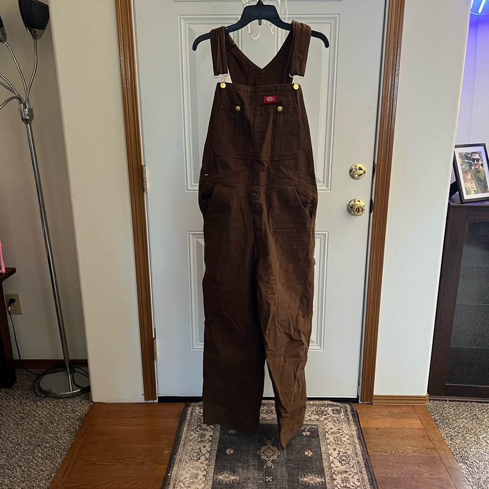 Brown Dickies Overalls 30x30